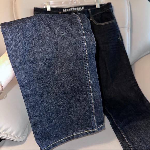 Aeropostale Men’s Straight Leg Washed Jeans - Picture 5 of 7